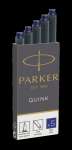Картридж для перьевой ручки PARKER "Cartridge Quink" 5 шт., 1,3 мл чернил, синий   /1950384             *145016