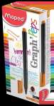 Ручка кап. Maped GRAPH PEP'S  пластик.корп., эргоном., 0,4мм, песочный   /749124              *134228