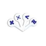 Веер ПЧЕЛКА кругл.,больш., математические знаки   /МВ-1      *102496