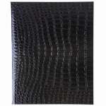 Тетрадь  48л кл.  б/в HATBER "METALLIC CROCO Черная"   /48Т5бвВ1            *326819