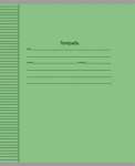 Тетрадь  12л лин. Проф-Пресс "Стандартная" зеленая                 /12-6568   *130532