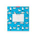 Тетрадь  12л лин. ПОЛИГРАФИКА "Cats" голубой   /46531               *179202