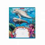 Тетрадь  18л лин. ПОЛИГРАФИКА "Подводный мир"   /46593               *179286