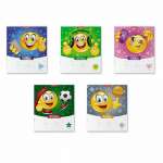 Тетрадь  12л лин. ПОЛИГРАФИКА "Смайлики"   /48831               *313863