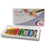 Пастель для ткани 15 цв. Pentel "FabricFun Pastels"   /PTS-15              *173056