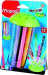 Фломастеры  12 цв. MAPED "Jungle innovation" на подставке, смываемые, карт.уп   /845445              *107392