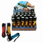 Фонарик-указка Лист 3 функции(лазер, мигание, свет), пласт., асс.,без.бат.   /9122                *322139