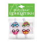 Прищепки декор. АЛЬТ "Машинки №4"   /2-524               *158259