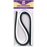 Бумага для квиллинга ACTION ЧЕРНОЕ И БЕЛОЕ 100 шт. 6мм*53см, 2 цвета   /FD090010            *122827