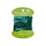 Лента АЛЬТ из пайеток  2м, зеленая гамма 3 вида   /2-611/08            *157546