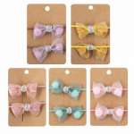 Резинка для волос КОКОС "Бантик" 4см, 2шт, асс   /202038/1            *315475