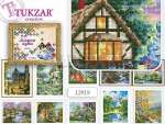 Мозаика TUKZAR "Пейзаж" алмазная по номерам,на подрамнике, 40*50   /12919     *127536