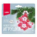 Плетение из бусин LORI Игрушка новогодняя "Рождественский мотив"   /Пз/Бус-018          *329337