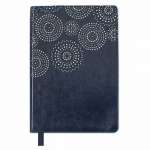 Ежедневник недатир. ФЕНИКС А5 160л "Сариф т-синий+серебряный фол   /47579     *170273