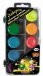 Краски акв. флюор. 20 цв. ГАММА "Флюрики" ,б-к,п-уп   /212044              *46234