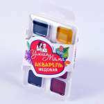 Краски акв.  8 цв. ГАММА "Умная Мама" пл.уп, б/к   /212087    *160584