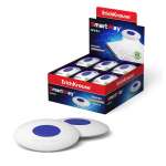 Ластик ERICH KRAUSE "Smart Oval" с центровкой, европодвес, белый   /45532               *180474