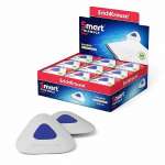 Ластик ERICH KRAUSE "Smart Mini" с центровкой, треугольный, белый   /45552               *168625