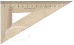 Треугольник дер. 30/60 град. 16 см УЧД (165х100х75) прямоугольный   /С139                *2611