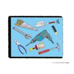 Трафарет ПЧЁЛКА раскраска "Инструмент"   /ТР-01-09            *45350