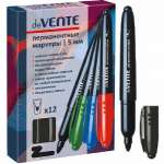 Маркер deVENTE перман. 5 мм пулевидный наконечник, черный   /5043734             *322756