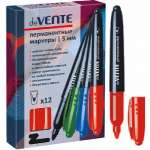 Маркер deVENTE перман. 5 мм пулевидный наконечник, красный   /5043736             *322762