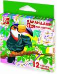 Мелки восковые 12 цв. Луч "ZOO" карт.европодвес   /12С 865-08          *128227