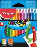 Мелки восковые 12 цв. Maped "COLOR'PEPS" карт. европодвес   /861011              *134246