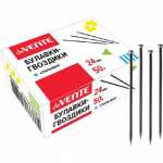 Булавки-гвоздики канцелярские deVENTE  24 мм в к/к   /4130700             *228947