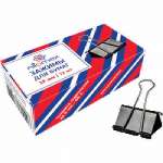 Зажим для бумаг 19 мм Attomex 12 шт., черные   /4131301             *306502