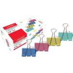 Зажим для бумаг 51 мм deVENTE 12 шт., цветные   /4131318             *306448