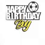 Топер КОКОС "Happy Birthday" 13см, картон   /206877              *315525