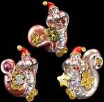 Сувенир КОБРА РОЖДЕСТВЕНСКАЯ на магните 6см, разноцв.              /32306     *91915