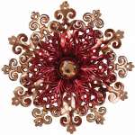 Украшение СНЕЖИНКА пышная 12см                                     /36046     *129547