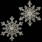 Украшение СНЕЖИНКА кружевная 12,5см, цв.золотой                    /40271     *139832