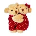 Украшение WINTER WINGS "Влюбленные мишки" 9см                      /N15388    *120186