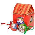 Набор шаров  WINTER WINGS "Новогодние герои" 5см,пластик           /N181200   *120217