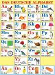 Плакат обучающий 70*50см МИР ОТКРЫТОК "Das Deutsche Alphabet"   /0-02-370            *139697