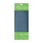 Бумага тишью 50*66см АЛЬТ "Горошек.Черный фон." инд.упак., папиросная,10 л   /2-145/07            *158362