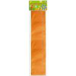 Бумага крепированная 50*250см ЭКСМО инд.упак., цв.оранжевый, с европодвесом   /КБ008               *118228