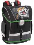 Ранец ERICH KRAUSE "Tiger" с эргоном. спинкой, черный              /34696     *114691