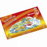 Пластилин  22 цв ГАММА "Мультики" 440 г, со стеком (2210119_03)   /210119_03           *180410