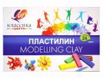 Пластилин  24 цв Луч "Классика" 480 г, со стеком   /28С 1642-08         *166067