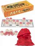 Игра настольная МИЛЕНД "Русское лото" дер.бочонки, в коробке   /P00058              *331925