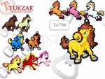 Открывашка TUKZARс магнитом"Лошадка" металл., ПВХ,ассорти          /TZ 7798   *109593