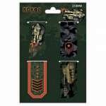 Закладка для книг магнитная КОКОС "Tank Battle" 25*55мм, 4 шт.   /210448              *323901