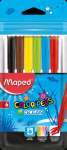 Фломастеры   6 цв. MAPED "Color Peps Ocean" супер смываемые   /845723              *134244