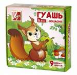 Гуашь  9 цв. Луч "ZOO" по 15мл   /25С 1532-08         *134276