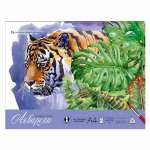 Планшет для акварели А4 20л ФЕНИКС "Тигр" блок 220г/м, 100%целлюлоза, среднее зерно   /59488               *335663