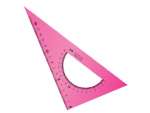 Треугольник пласт. 30/60 град. 17 см ПЧЁЛКА + транспортир   /ТТ-17               *41179